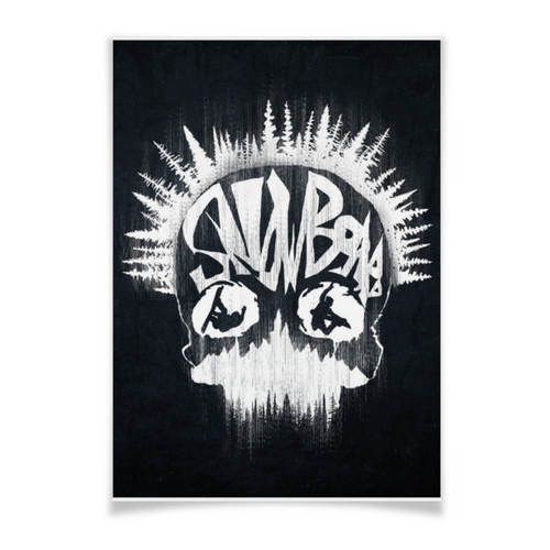 Заказать плакат в Москве. Плакат A3(29.7x42) Сноуборд от oneredfoxstore@gmail.com - готовые дизайны и нанесение принтов.
