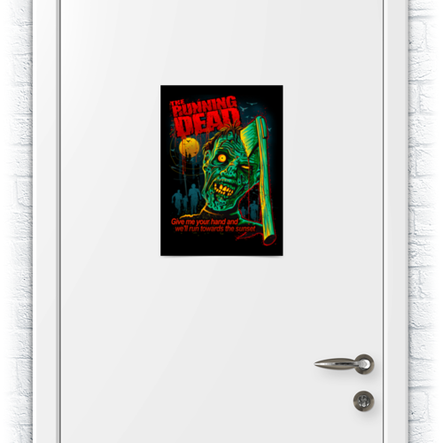 Заказать плакат в Москве. Плакат A3(29.7x42) Зомби от Xieros - готовые дизайны и нанесение принтов.
