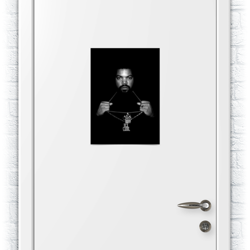 Заказать плакат в Москве. Плакат A3(29.7x42) Ice Cube от skynatural - готовые дизайны и нанесение принтов.
