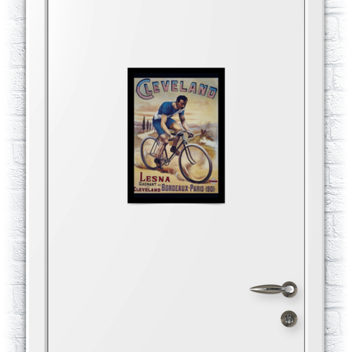 Заказать плакат в Москве. Плакат A3(29.7x42) Велосипедист Ретро от Plekhan.T - готовые дизайны и нанесение принтов.