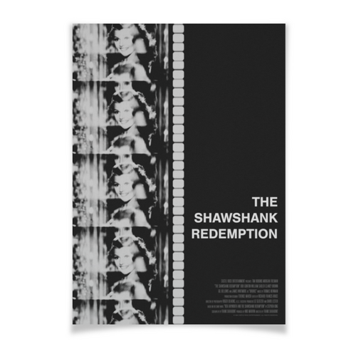 Заказать плакат в Москве. Плакат A3(29.7x42) Побег из Шоушенка / The Shawshank Redemption от kino.printio.ru - готовые дизайны и нанесение принтов.