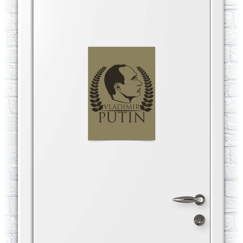 Заказать плакат в Москве. Плакат A3(29.7x42) Vladimir Putin от gopotol - готовые дизайны и нанесение принтов.