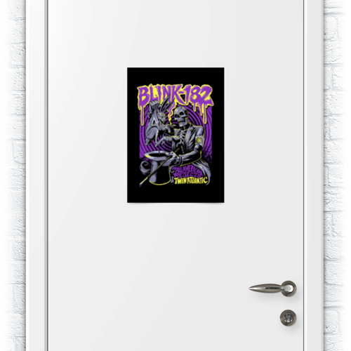 Заказать плакат в Москве. Плакат A3(29.7x42) Blink-182 от geekbox - готовые дизайны и нанесение принтов.