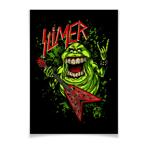 Заказать плакат в Москве. Плакат A3(29.7x42) Лизун/Slayer от Leichenwagen - готовые дизайны и нанесение принтов.