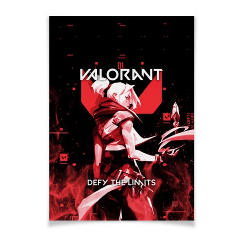 Заказать плакат в Москве. Плакат A3(29.7x42) VALORANT JETT от geekbox - готовые дизайны и нанесение принтов.