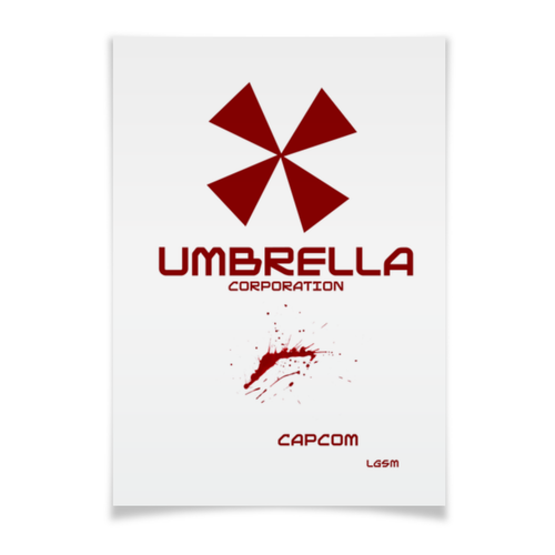 Заказать плакат в Москве. Плакат A3(29.7x42) Umbrella Corporation от game-fan - готовые дизайны и нанесение принтов.