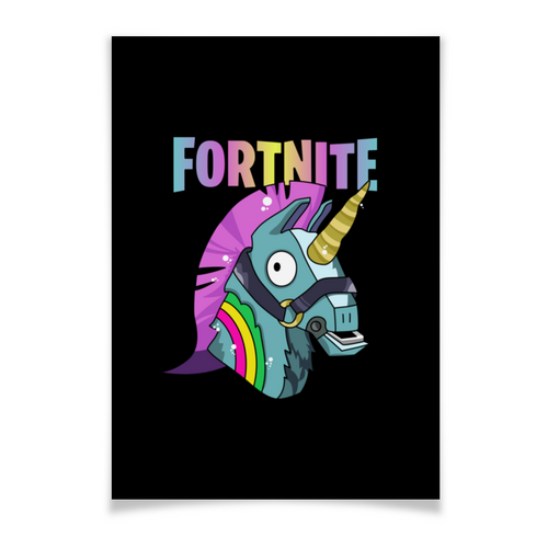 Заказать плакат в Москве. Плакат A3(29.7x42) FORTNITE от geekbox - готовые дизайны и нанесение принтов.