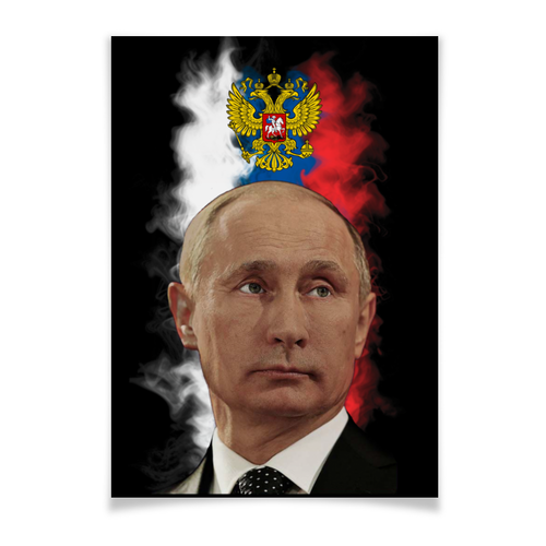 Заказать плакат в Москве. Плакат A3(29.7x42) Путин Патриот Страны от Leichenwagen - готовые дизайны и нанесение принтов.