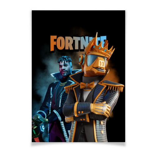 Заказать плакат в Москве. Плакат A3(29.7x42) FORTNITE от geekbox - готовые дизайны и нанесение принтов.