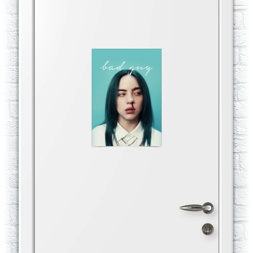 Заказать плакат в Москве. Плакат A3(29.7x42) Billie Eilish от geekbox - готовые дизайны и нанесение принтов.