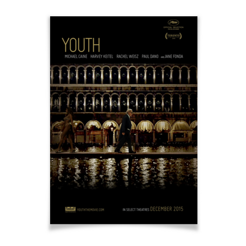Заказать плакат в Москве. Плакат A3(29.7x42) Молодость / Youth от kino.printio.ru - готовые дизайны и нанесение принтов.