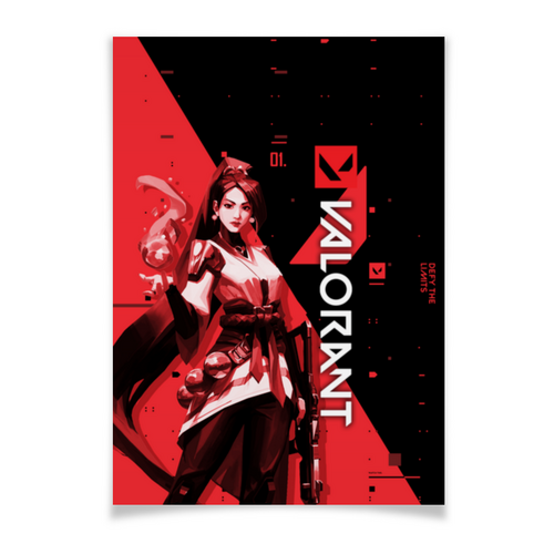 Заказать плакат в Москве. Плакат A3(29.7x42) VALORANT SAGE от geekbox - готовые дизайны и нанесение принтов.