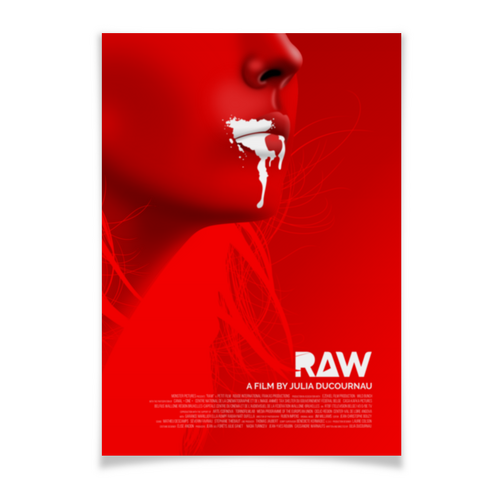Заказать плакат в Москве. Плакат A3(29.7x42) Сырое / Raw от kino.printio.ru - готовые дизайны и нанесение принтов.