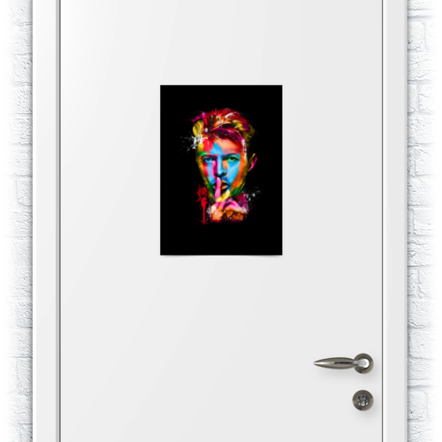 Заказать плакат в Москве. Плакат A3(29.7x42) Дэвид Боуи от geekbox - готовые дизайны и нанесение принтов.