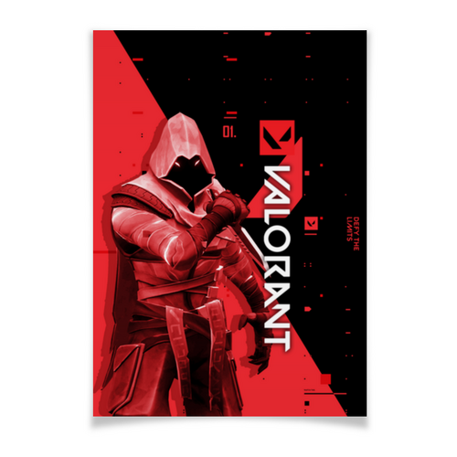 Заказать плакат в Москве. Плакат A3(29.7x42) VALORANT OMEN  от geekbox - готовые дизайны и нанесение принтов.