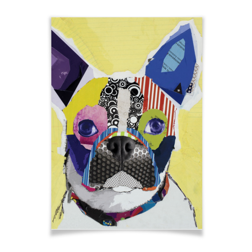 Заказать плакат в Москве. Плакат A3(29.7x42) Собака от Вадим Лаврентьев - готовые дизайны и нанесение принтов.