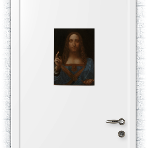 Заказать плакат в Москве. Плакат A3(29.7x42) Спаситель мира Леонардо да Винчи от Apfelbaum - готовые дизайны и нанесение принтов.