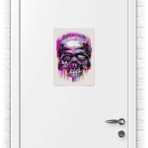 Заказать плакат в Москве. Плакат A3(29.7x42) Skull Art от Leichenwagen - готовые дизайны и нанесение принтов.