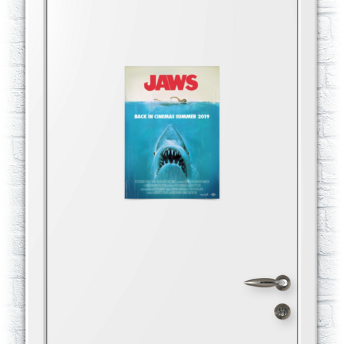 Заказать плакат в Москве. Плакат A3(29.7x42) Челюсти / Jaws от kino.printio.ru - готовые дизайны и нанесение принтов.