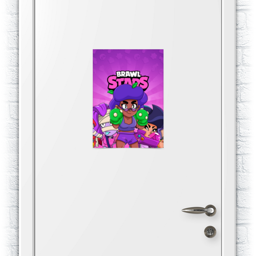 Заказать плакат в Москве. Плакат A3(29.7x42) BRAWL STARS ROSA  от geekbox - готовые дизайны и нанесение принтов.