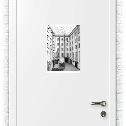 Заказать плакат в Москве. Плакат A3(29.7x42) Двор старого Питера от Дарья Теплова - готовые дизайны и нанесение принтов.