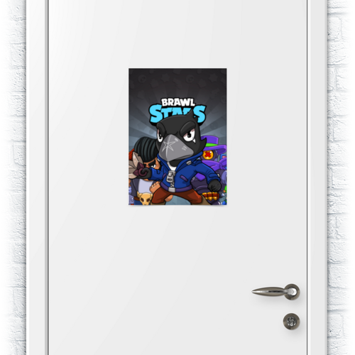 Заказать плакат в Москве. Плакат A3(29.7x42) BRAWL STARS CROW от geekbox - готовые дизайны и нанесение принтов.