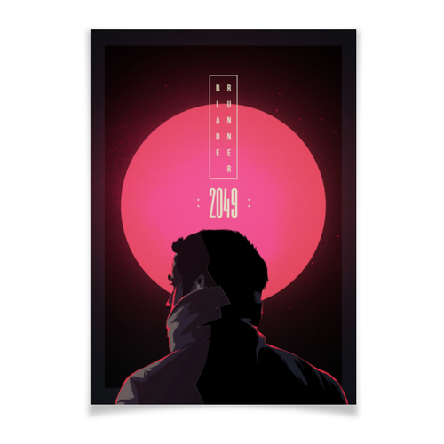 Заказать плакат в Москве. Плакат A3(29.7x42) Бегущий по лезвию / Blade Runner 2049 от kino.printio.ru - готовые дизайны и нанесение принтов.