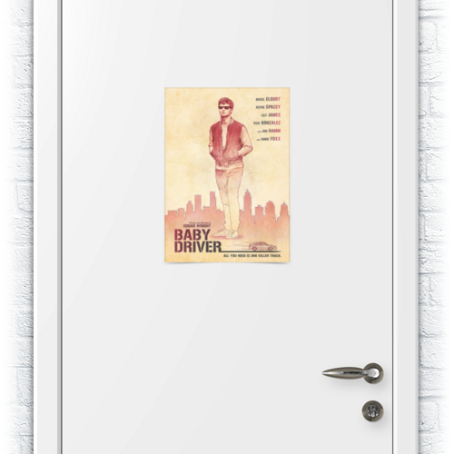 Заказать плакат в Москве. Плакат A3(29.7x42) Малыш на драйве / Baby Driver от kino.printio.ru - готовые дизайны и нанесение принтов.