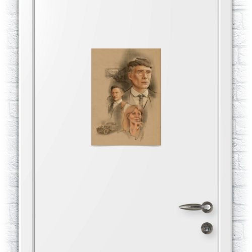Заказать плакат в Москве. Плакат A3(29.7x42) Острые козырьки / Peaky Blinders от kino.printio.ru - готовые дизайны и нанесение принтов.