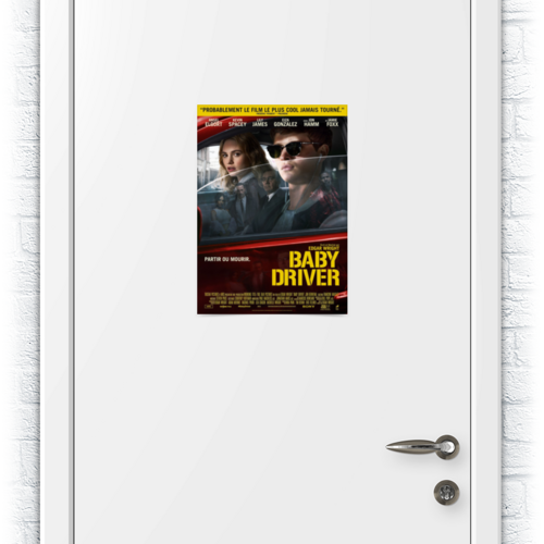Заказать плакат в Москве. Плакат A3(29.7x42) Малыш на драйве / Baby Driver от kino.printio.ru - готовые дизайны и нанесение принтов.