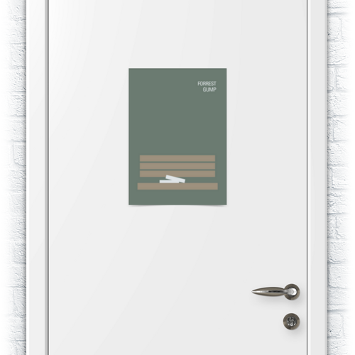 Заказать плакат в Москве. Плакат A3(29.7x42) Форрест Гамп / Forrest Gump от kino.printio.ru - готовые дизайны и нанесение принтов.