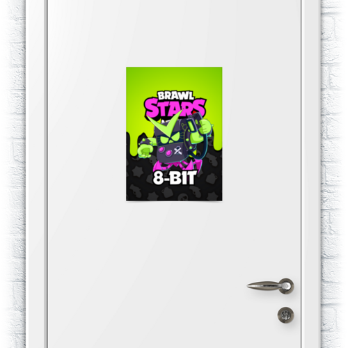 Заказать плакат в Москве. Плакат A3(29.7x42) BRAWL STARS 8-BIT от geekbox - готовые дизайны и нанесение принтов.
