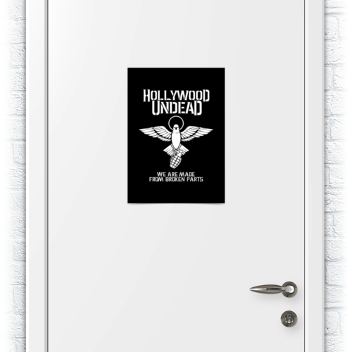 Заказать плакат в Москве. Плакат A3(29.7x42) Hollywood Undead от geekbox - готовые дизайны и нанесение принтов.