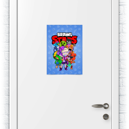 Заказать плакат в Москве. Плакат A3(29.7x42) BRAWL STARS от geekbox - готовые дизайны и нанесение принтов.