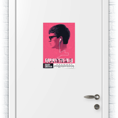 Заказать плакат в Москве. Плакат A3(29.7x42) Малыш на драйве / Baby Driver от kino.printio.ru - готовые дизайны и нанесение принтов.