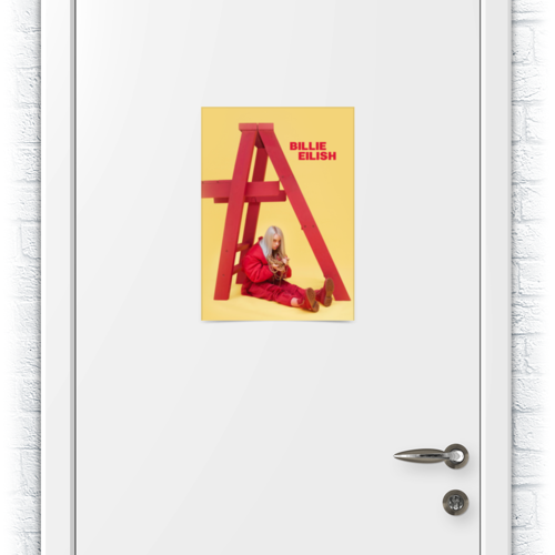 Заказать плакат в Москве. Плакат A3(29.7x42) Billie Eilish от geekbox - готовые дизайны и нанесение принтов.