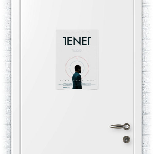 Заказать плакат в Москве. Плакат A3(29.7x42) Довод / Tenet от kino.printio.ru - готовые дизайны и нанесение принтов.