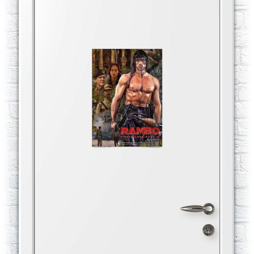 Заказать плакат в Москве. Плакат A3(29.7x42) Рэмбо: Первая кровь / First Blood / Rambo от kino.printio.ru - готовые дизайны и нанесение принтов.