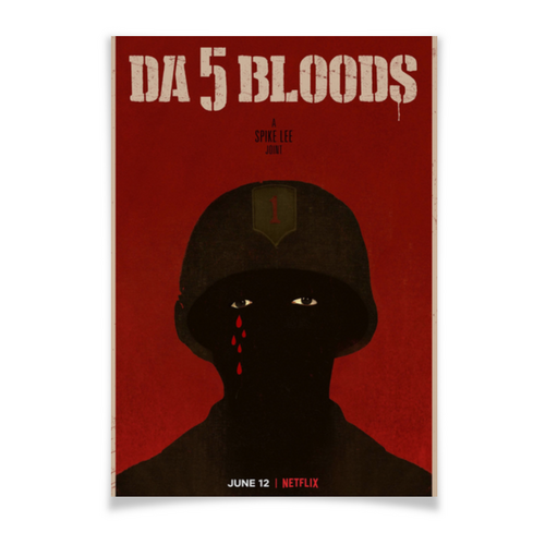 Заказать плакат в Москве. Плакат A3(29.7x42) Пятеро одной крови / Da 5 Bloods от kino.printio.ru - готовые дизайны и нанесение принтов.