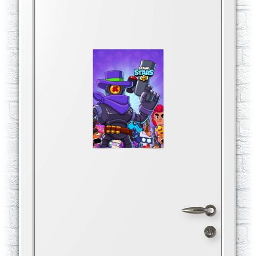 Заказать плакат в Москве. Плакат A3(29.7x42) BRAWL STARS RICOCHET от geekbox - готовые дизайны и нанесение принтов.