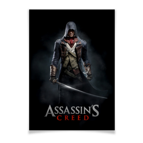 Заказать плакат в Москве. Плакат A3(29.7x42) Assassins Creed (Unity Arno) от Аня Лукьянова - готовые дизайны и нанесение принтов.