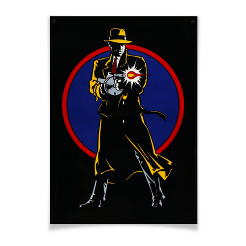 Заказать плакат в Москве. Плакат A3(29.7x42) Дик Трэйси / Dick Tracy от kino.printio.ru - готовые дизайны и нанесение принтов.