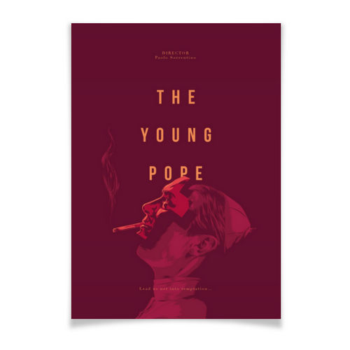 Заказать плакат в Москве. Плакат A3(29.7x42) Молодой папа / The Young Pope от kino.printio.ru - готовые дизайны и нанесение принтов.