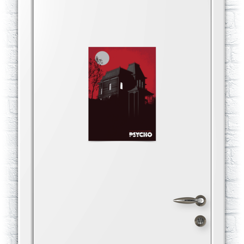 Заказать плакат в Москве. Плакат A3(29.7x42) Психо / Psycho от kino.printio.ru - готовые дизайны и нанесение принтов.