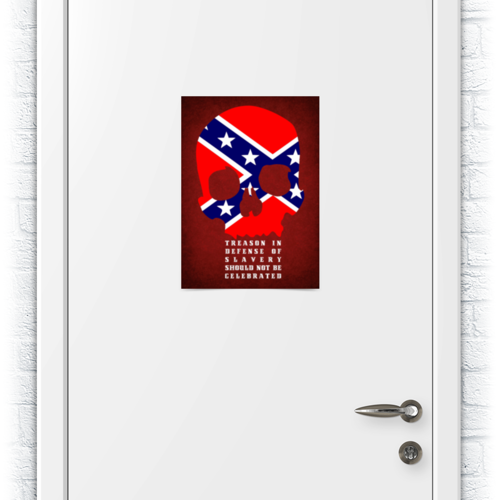Заказать плакат в Москве. Плакат A3(29.7x42) Флаг Конфедерации США от Leichenwagen - готовые дизайны и нанесение принтов.