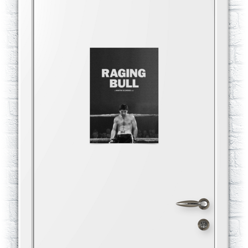 Заказать плакат в Москве. Плакат A3(29.7x42) Бешеный бык / Raging Bull от kino.printio.ru - готовые дизайны и нанесение принтов.