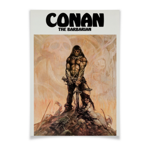 Заказать плакат в Москве. Плакат A3(29.7x42) Конан-варвар / Conan the Barbarian от kino.printio.ru - готовые дизайны и нанесение принтов.