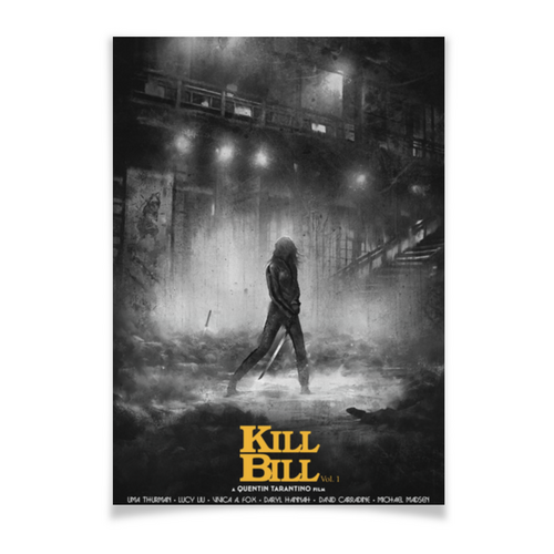 Заказать плакат в Москве. Плакат A3(29.7x42) Убить Билла / Kill Bill от kino.printio.ru - готовые дизайны и нанесение принтов.