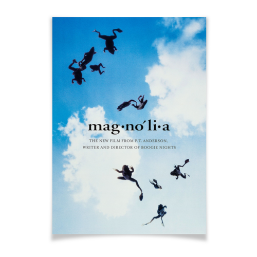 Заказать плакат в Москве. Плакат A3(29.7x42) Магнолия / Magnolia от kino.printio.ru - готовые дизайны и нанесение принтов.