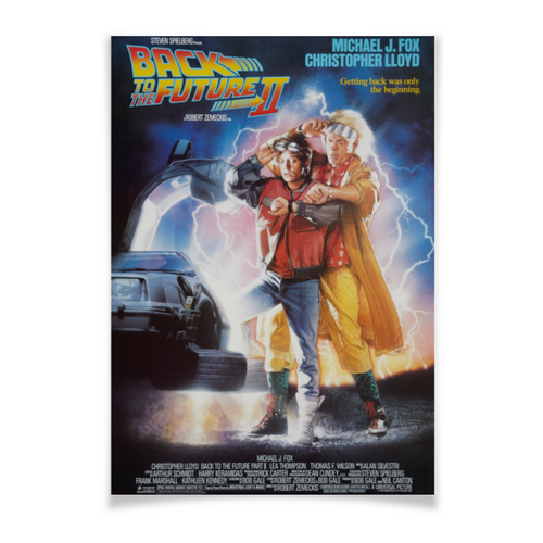 Заказать плакат в Москве. Плакат A3(29.7x42) Назад в будущее / Back to the Future от kino.printio.ru - готовые дизайны и нанесение принтов.
